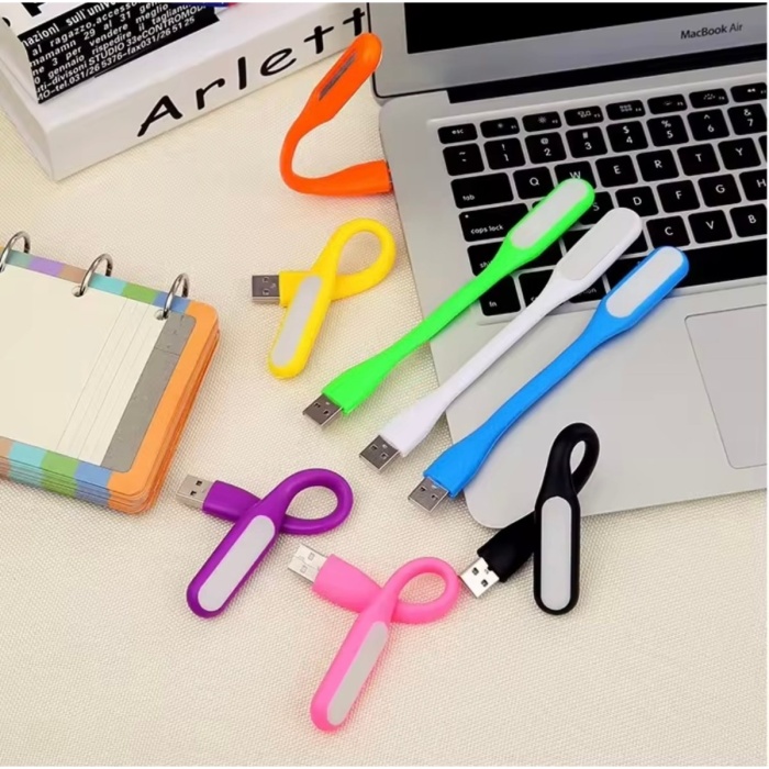 ® Yeni Ürün USB Mini LED Lamba 4’Adet PaketEsnek ve Taşınabilir Gece Lambası